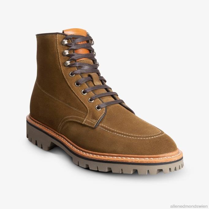 Allen Edmonds Schuhe D66B79 | Allen Edmonds Freeport Wildleder wetterfester Stollenstiefel Kapern Männer