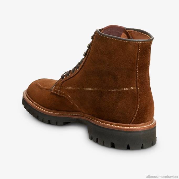 Allen Edmonds Schuhe D66B85 | Allen Edmonds Freeport Wildleder wetterfester Stollenstiefel Schnupftabakbraun Männer