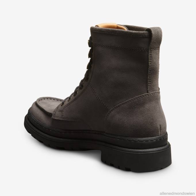Allen Edmonds Schuhe D66B91 | Allen Edmonds Sawyer wetterfester Schnürstiefel graues Wildleder Männer
