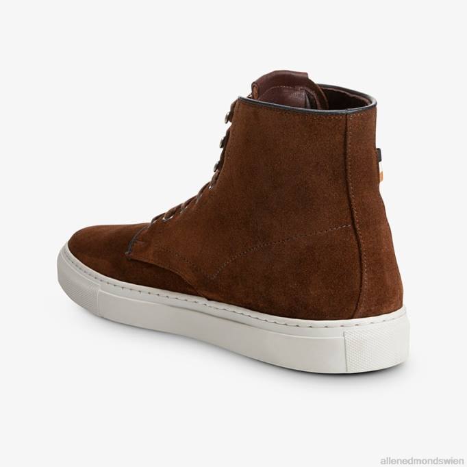 Allen Edmonds Schuhe D66B94 | Allen Edmonds High-Top-Sneaker von Higgins Mill schnupftabakbraunes Wildleder Männer