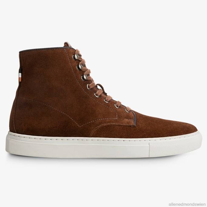Allen Edmonds Schuhe D66B94 | Allen Edmonds High-Top-Sneaker von Higgins Mill schnupftabakbraunes Wildleder Männer