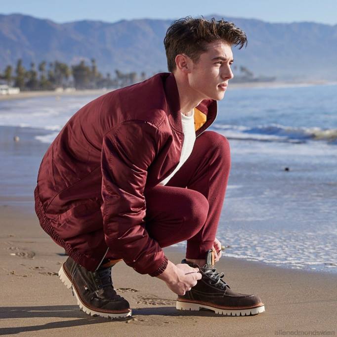 Allen Edmonds Schuhe D66B98 | Allen Edmonds Silverlake-Schnürstiefel graues Wildleder Männer