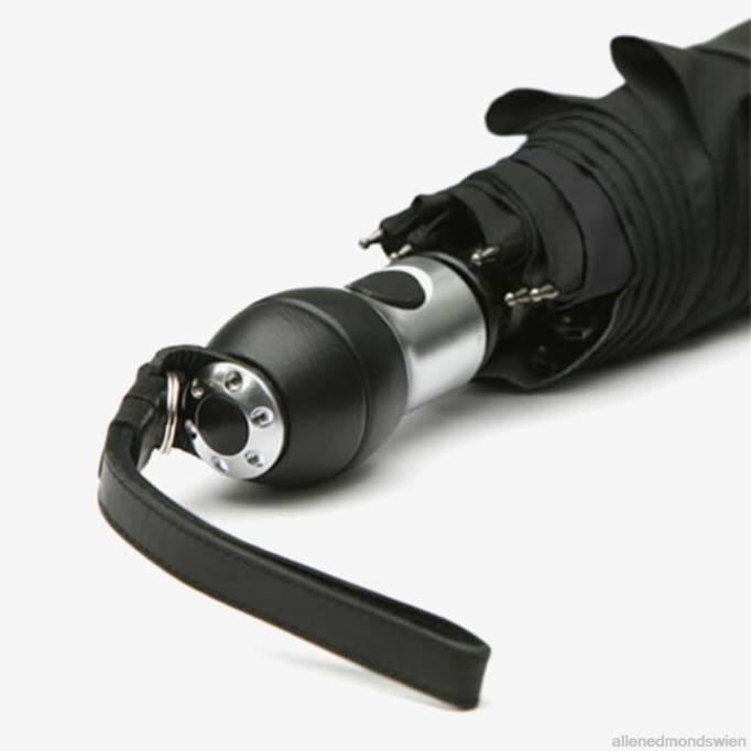 Allen Edmonds Österreich D66B385 | Allen Edmonds Duett-Regenschirm von Davek Schwarz unisex