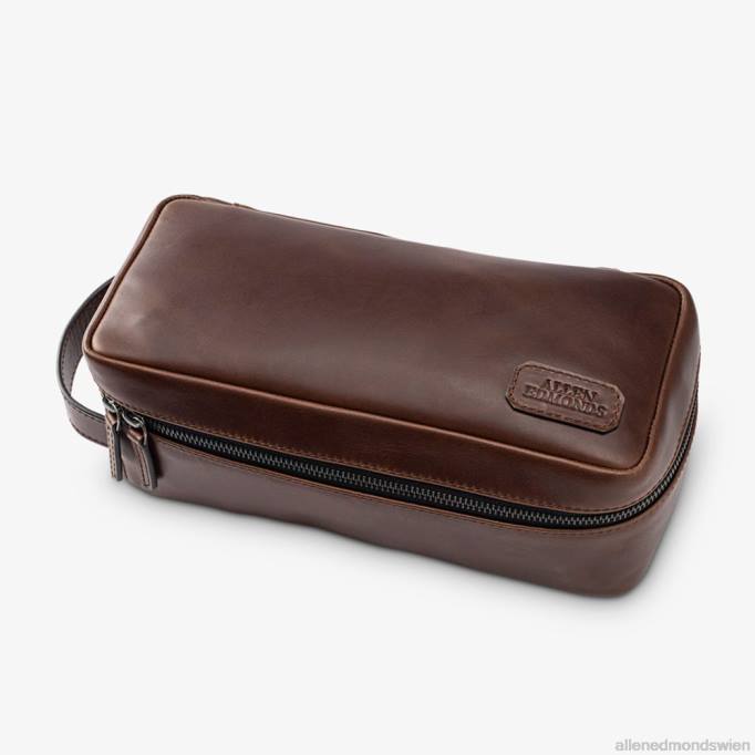 Allen Edmonds Österreich D66B421 | Allen Edmonds Leder-Dopp-Kit braun unisex