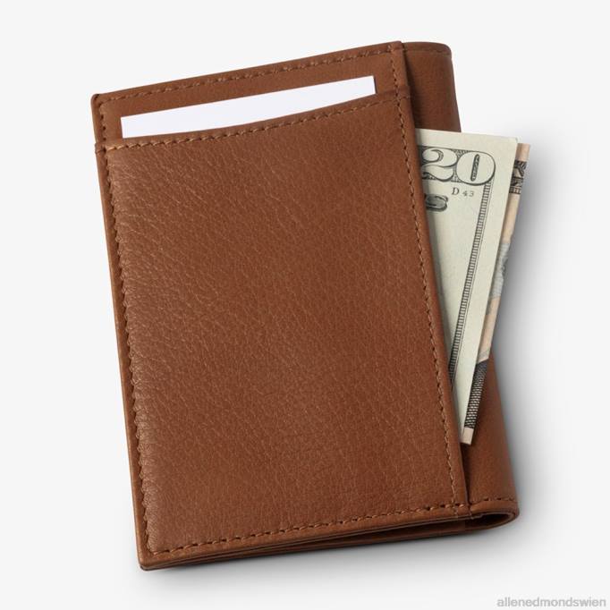 Allen Edmonds Österreich D66B340 | Allen Edmonds RFID-Vachetta-Kartenetui mit Ausweishalter braun unisex
