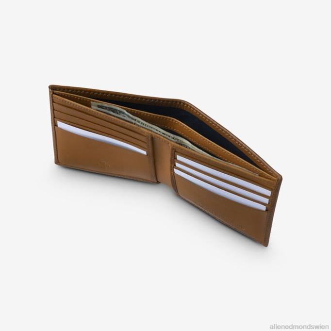Allen Edmonds Österreich D66B401 | Allen Edmonds RFID-Vachetta-Executive-Bifold-Geldbörse Walnussbraun unisex
