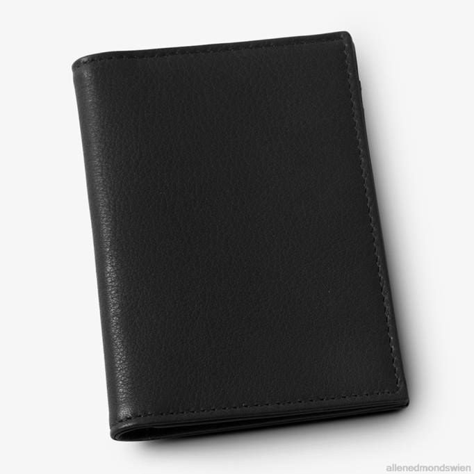 Allen Edmonds Österreich D66B582 | Allen Edmonds RFID-Vachetta-Kartenetui mit Ausweishalter Schwarz unisex
