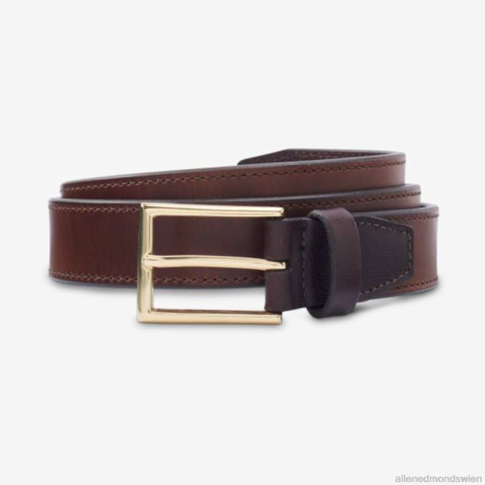 Allen Edmonds Österreich D66B307 | Allen Edmonds Cyrus Avenue Kleidergürtel dunkles Schnupftabakbraun unisex