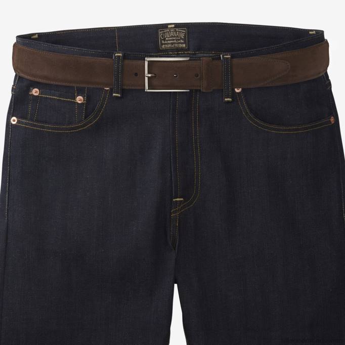 Allen Edmonds Österreich D66B308 | Allen Edmonds Avenue-Kleidergürtel aus Wildleder braun unisex