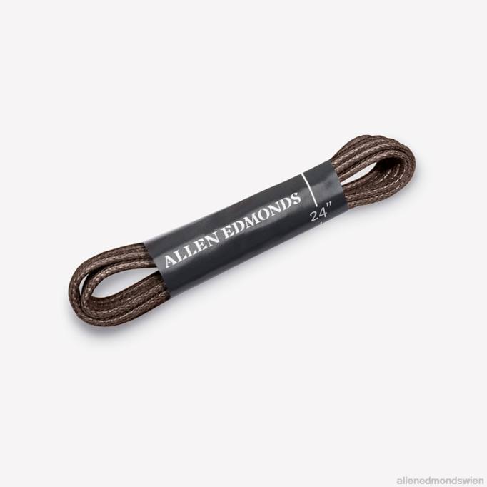 Allen Edmonds Österreich D66B461 | Allen Edmonds Mittlere runde glasierte Ersatzschnürsenkel braun 24 unisex