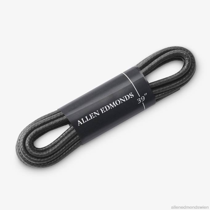 Allen Edmonds Österreich D66B628 | Allen Edmonds große runde glasierte Ersatzschnürsenkel schwarz 39 unisex