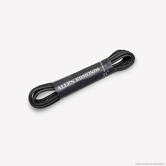 Allen Edmonds Österreich D66B638 | Allen Edmonds kleine runde glasierte Ersatzschnürsenkel schwarz 21 unisex