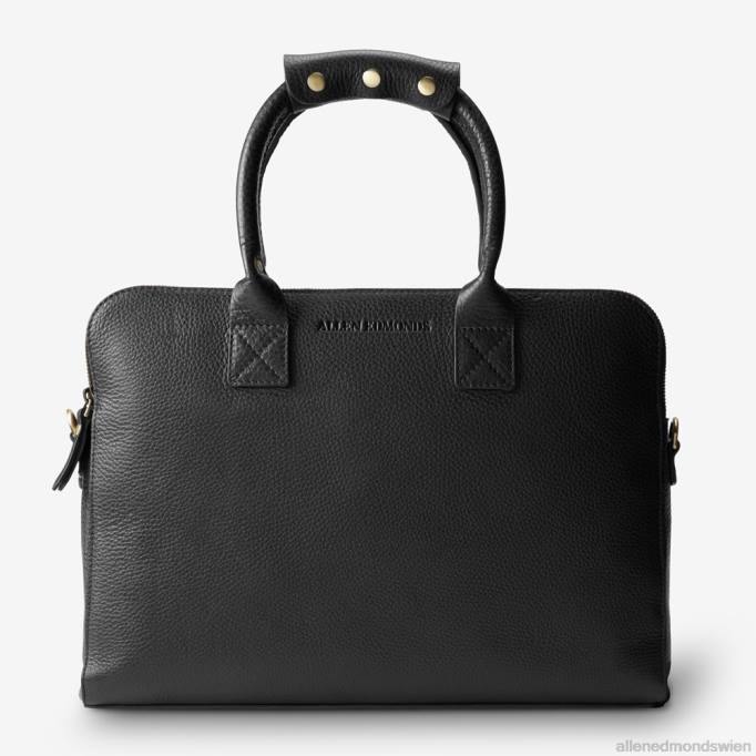Allen Edmonds Österreich D66B578 | Allen Edmonds schlanke Aktentasche aus Leder schwarzes Leder unisex