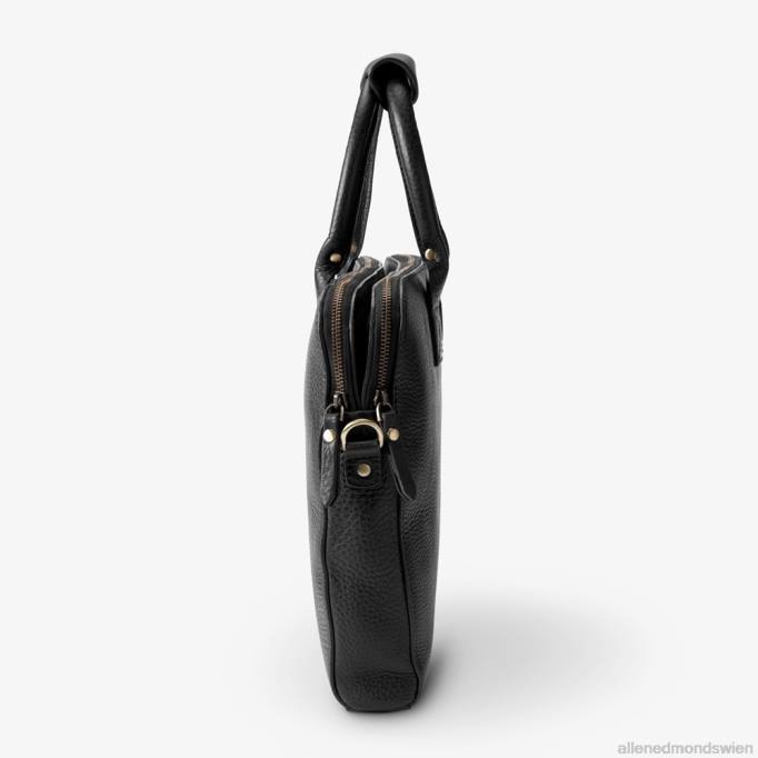 Allen Edmonds Österreich D66B578 | Allen Edmonds schlanke Aktentasche aus Leder schwarzes Leder unisex