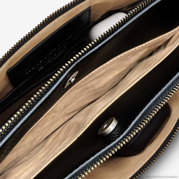 Allen Edmonds Österreich D66B578 | Allen Edmonds schlanke Aktentasche aus Leder schwarzes Leder unisex