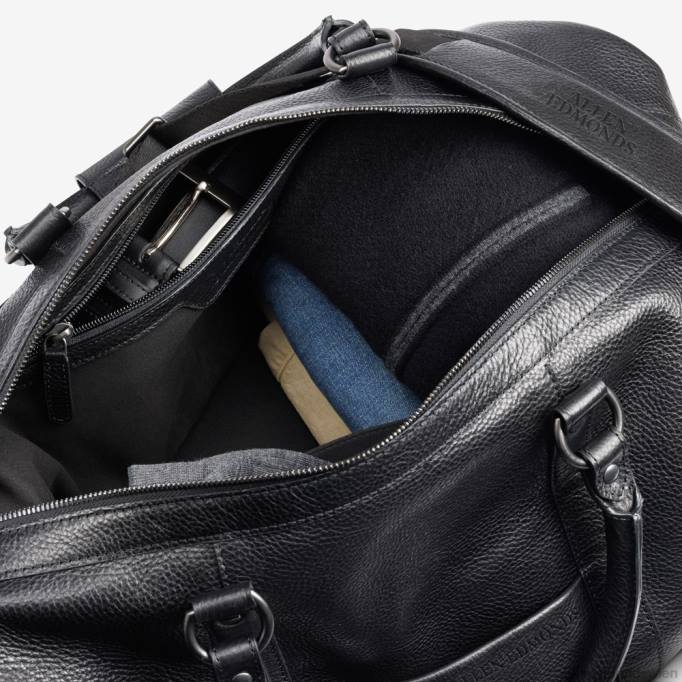 Allen Edmonds Österreich D66B309 | Allen Edmonds Reisetasche aus Leder schwarzes Leder unisex
