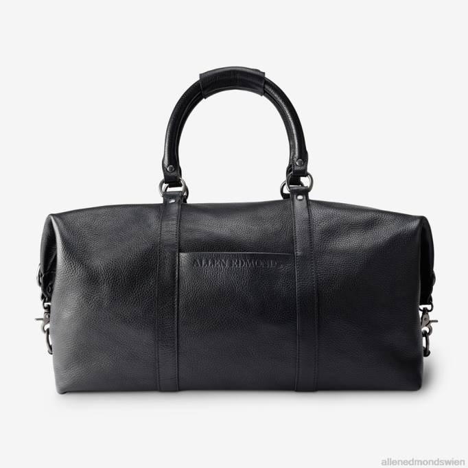Allen Edmonds Österreich D66B309 | Allen Edmonds Reisetasche aus Leder schwarzes Leder unisex