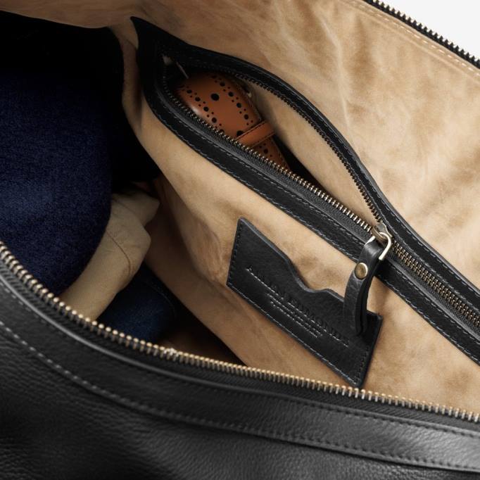 Allen Edmonds Österreich D66B330 | Allen Edmonds Weekender aus Leder schwarzes Leder unisex