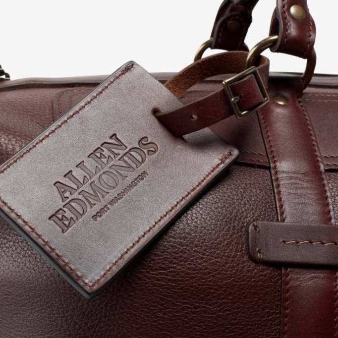 Allen Edmonds Österreich D66B590 | Allen Edmonds Kollektion aus Sattelleder – Reisetasche Chili unisex